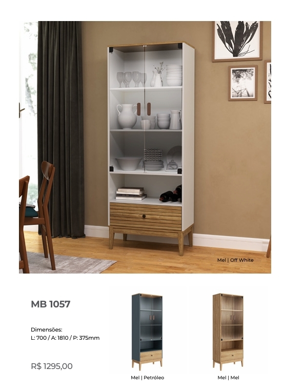 Cristaleira | MB 1057 | Movelbento : Venda -40% 0325