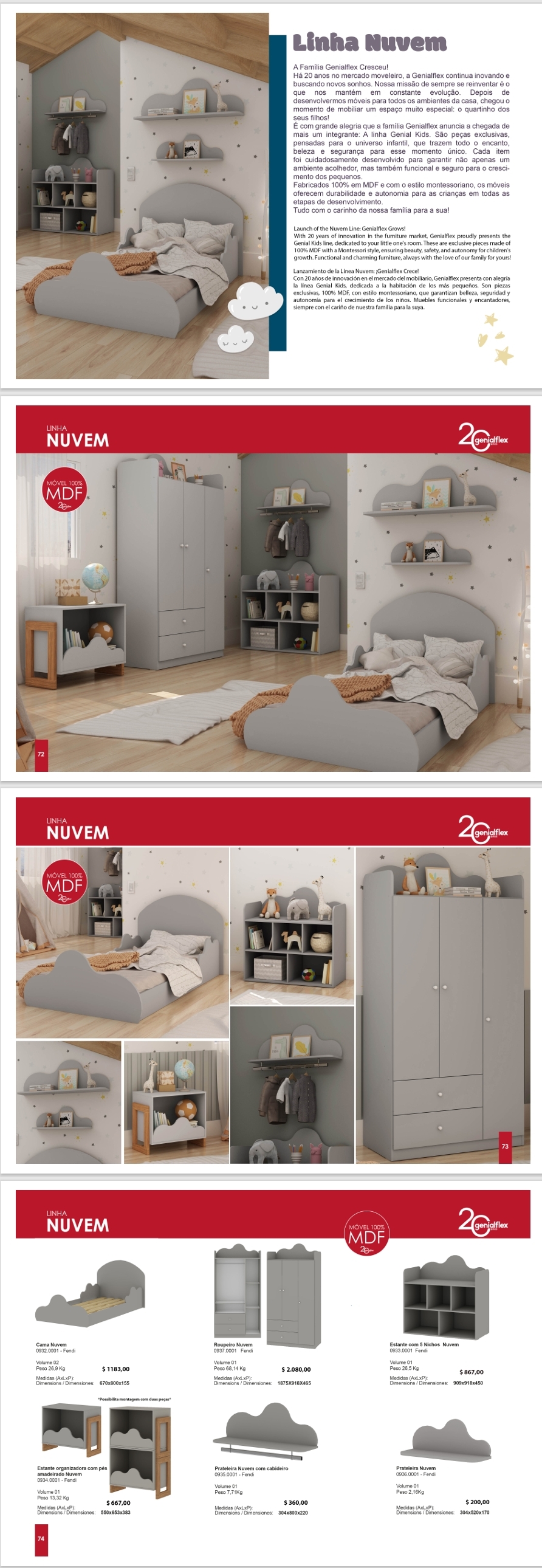 Linha Nuvem | Genialflex : Venda -50% 0325