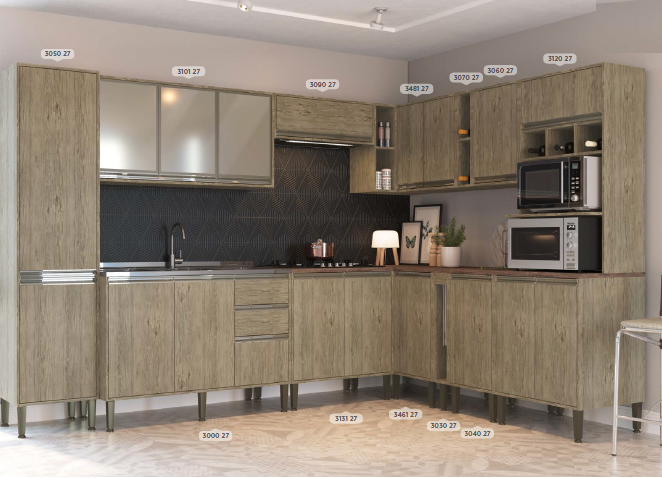 Cozinha Modulada Luana | MAC