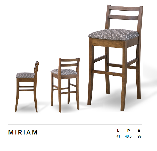 Banqueta Miriam | L2 Design Mobiliário