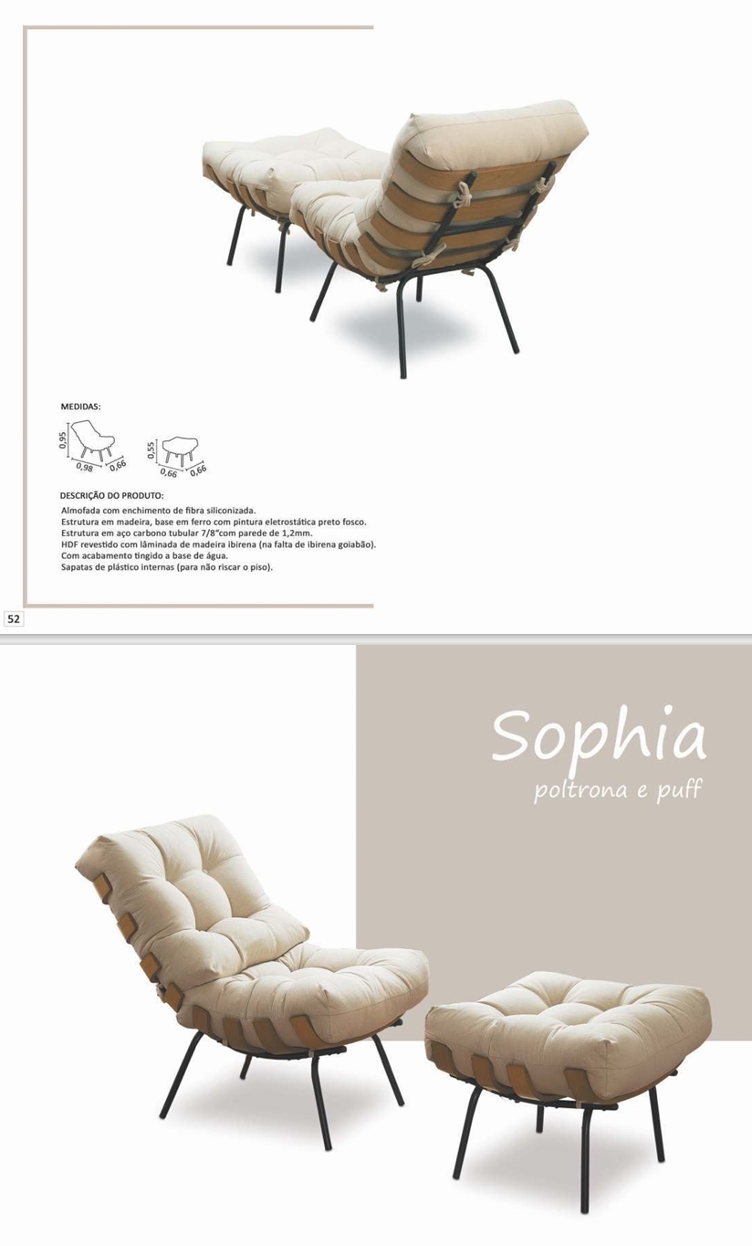 Poltrona Sophia + Puff | Grandelly