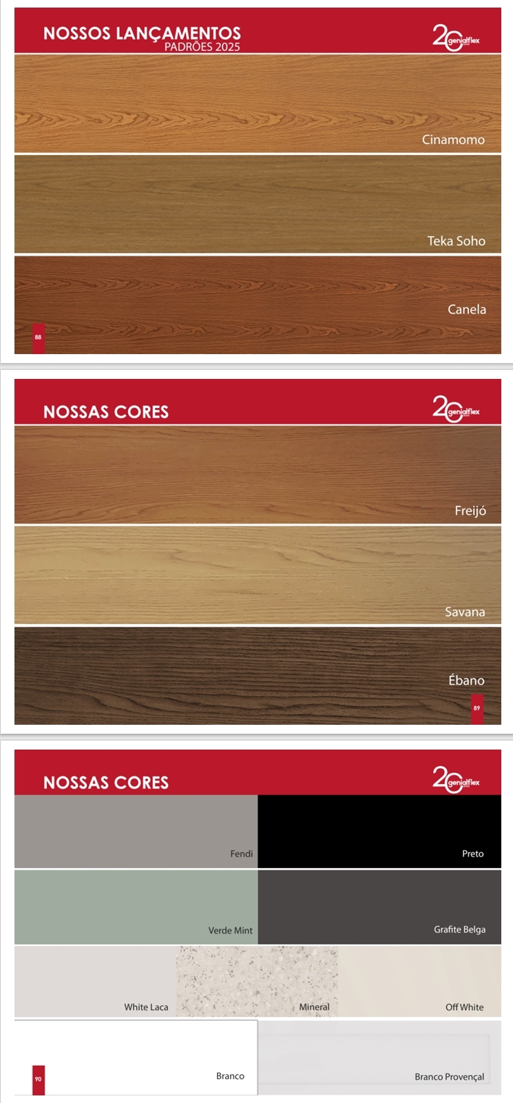 Padrões de Cores | Genialflex : Venda -50% 0325