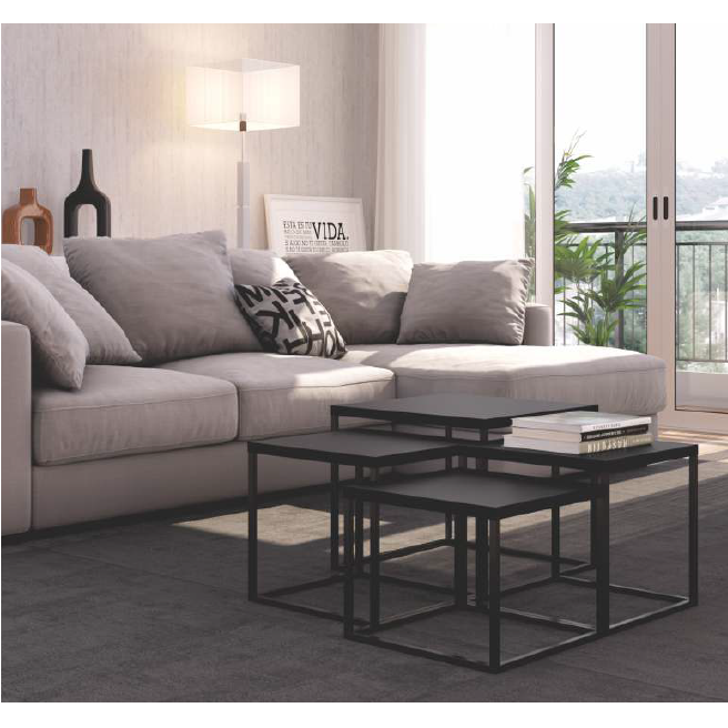 PREÇO + BARATO DO BRASIL | Conjunto Mesa De Centro Cube | 24801/24802/24803 | Artesano