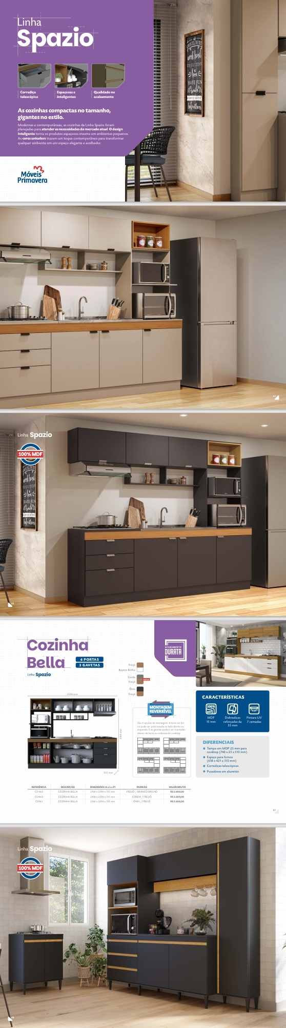 Linha Spazio | Bela - Vita - íris - Spazio | Primavera : -40% 0325