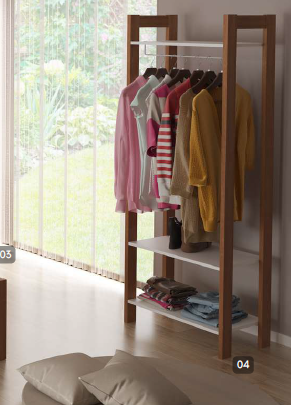PREÇO + BARATO DO BRASIL | Cabideiro Closet | AZ1029 | Tecnomobili