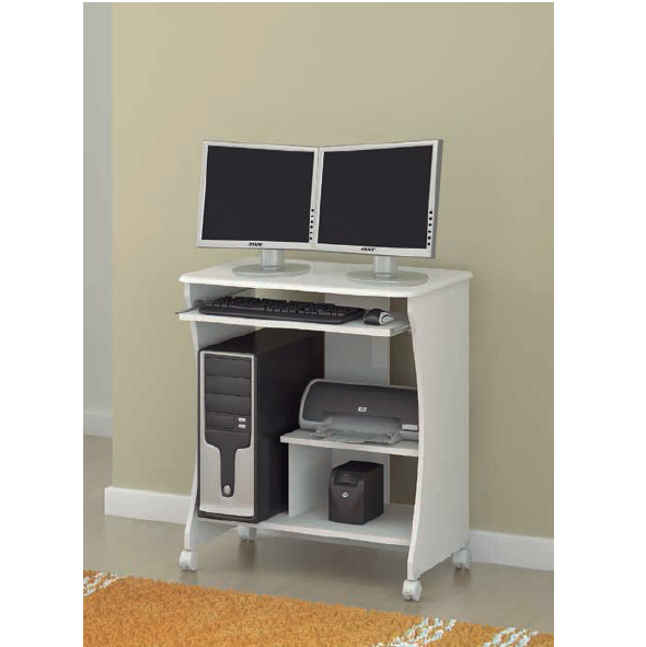 Mesa P/ Computador C/ Rodinhas | MC 153 | Ditália Móveis 