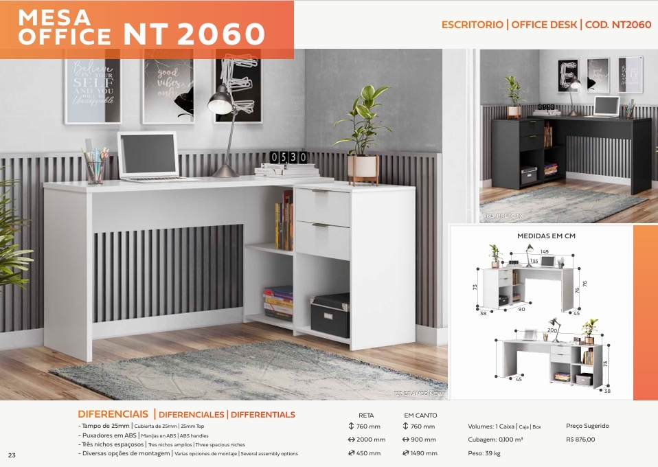 Mesa Office | NT 2060 | Notável 0426
