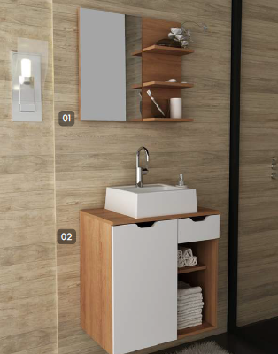 PREÇO + BARATO DO BRASIL | Conjunto Banheiro 60 | BN3608 - BN3605 | Tecnomobili
