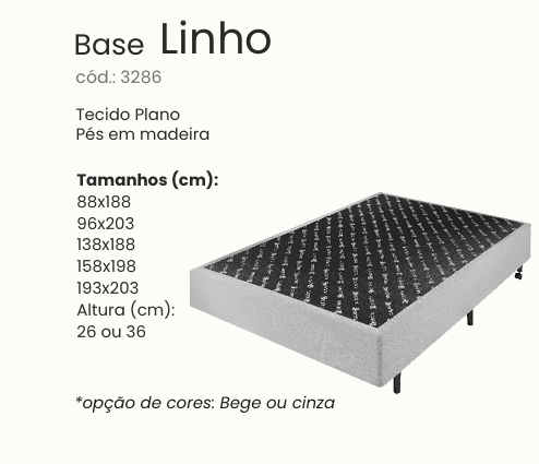 Base Box Linho | Estofama 0626