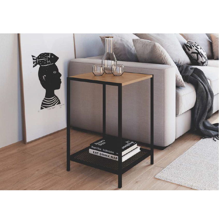 PREÇO + BARATO DO BRASIL | Mesa Lateral York | L 0.40 | 27915 | Artesano 