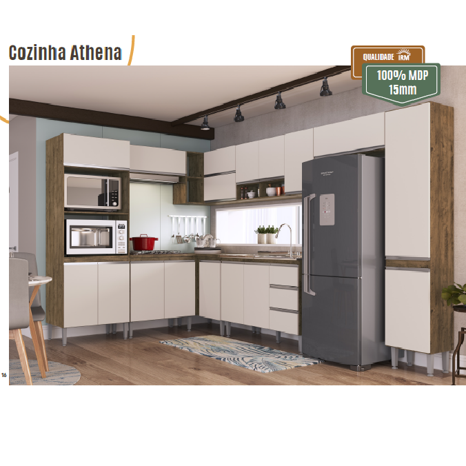 Cozinha Modulada Athena | Irm Móveis