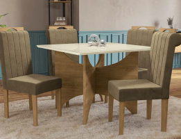 Conjunto Camomila | CSJ1405EA-A036 | Kappesberg Sala de Jantar
