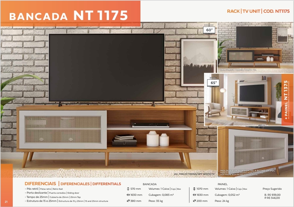 Bancada | NT 1175 | Notável 0426