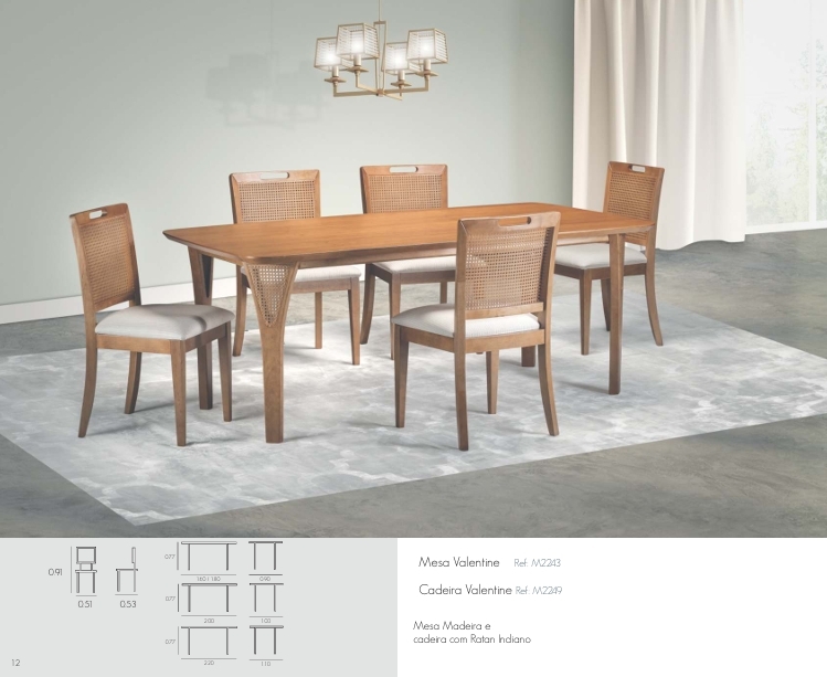 Conjunto Valentine | Mesa + Cadeira | ACG 0526