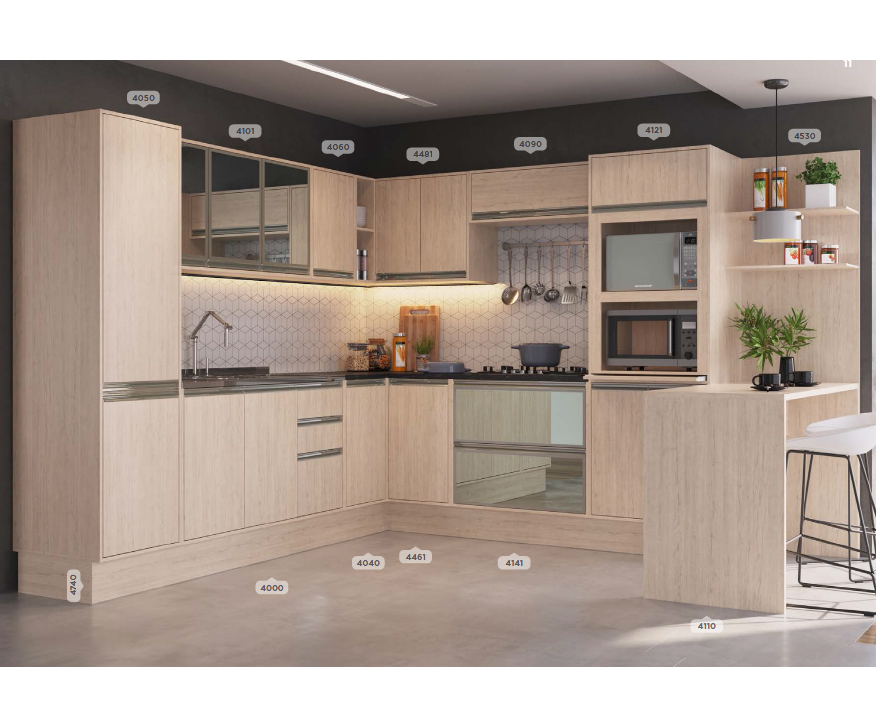 Cozinha Modulada Nice | Mac