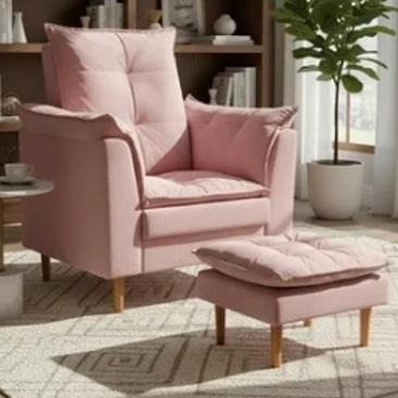 Kit Poltrona e Puff | 5472 - 5469 - 5471 - 5470 | Lindelli 0326