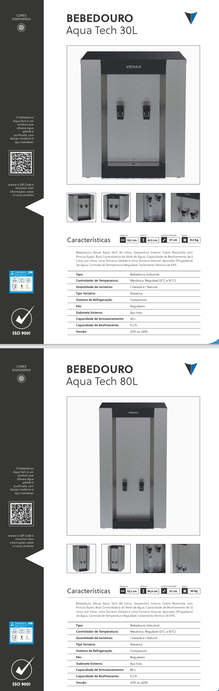 Bebedouro | Aqua Tech 30L -Aqua Tech 80L | Venax 0525