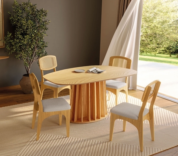 Mesa TM96 + Cadeira CA43 | Dalla Costa 0826