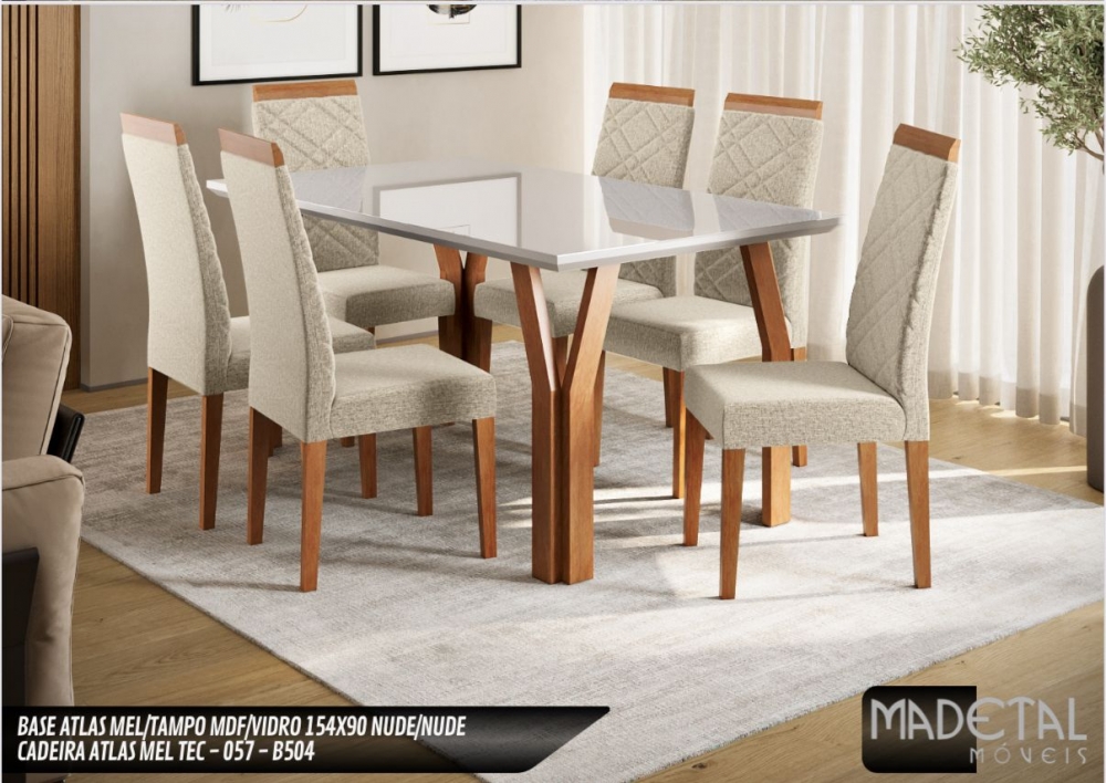 Mesa Atlas + Cadeira Atlas | Madetal 0626