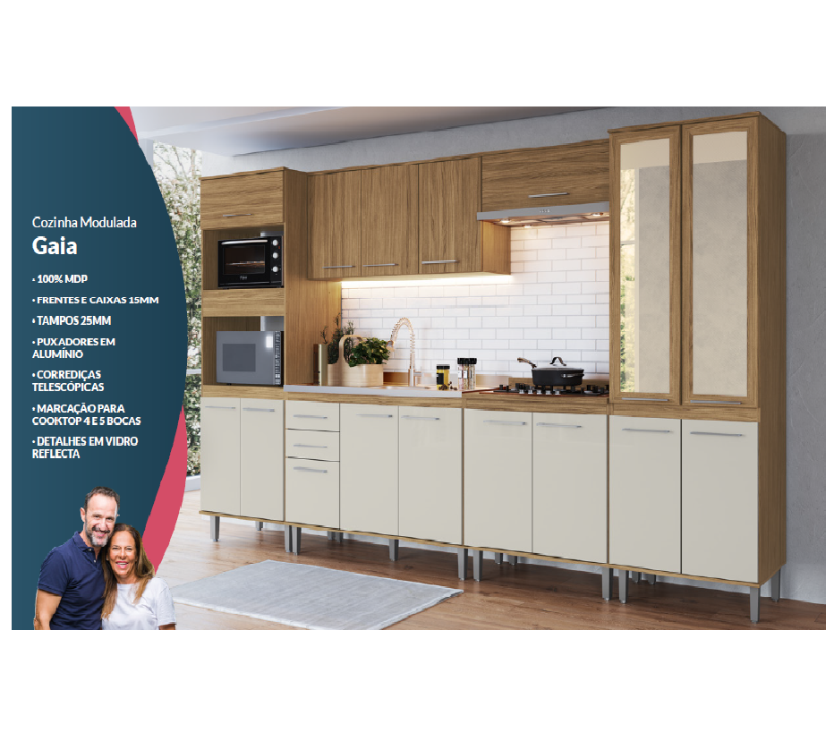 Cozinha Modulada Gaia | Decibal
