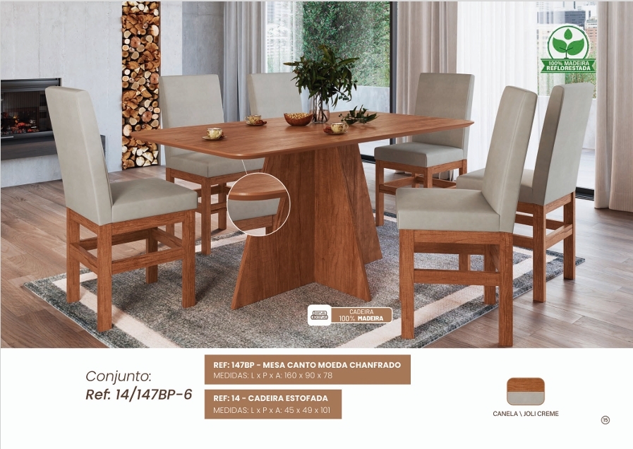 Mesa 147BP + Cadeira 14 | Zamarchi 0626