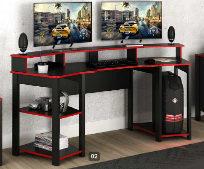 PREÇO + BARATO DO BRASIL | Mesa Gamer 186 | ME4167 | Tecnomobili 