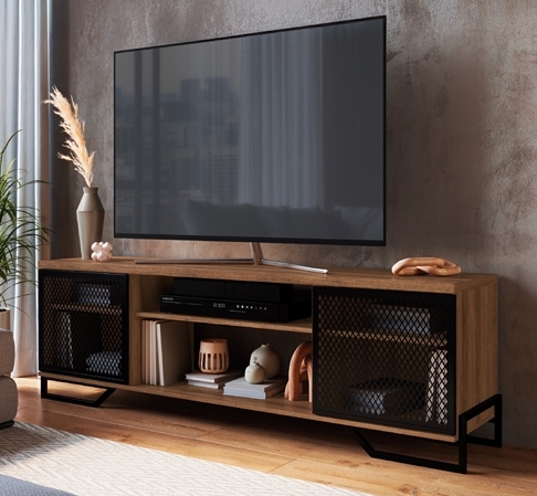 Rack c/ Porta Industrial | Linha Sala | Placa e Ponto 0926
