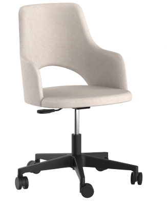 Cadeira Maya Office C/Braços Base Nylon | J MARCON 0626