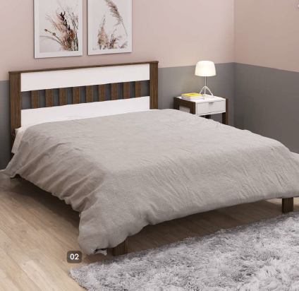 PREÇO + BARATO DO BRASIL | Cama de Casal 146 | CM8007 | Tecnomobili