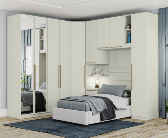 Quarto Modulado Selleto | Henn | Conferir Dimensões e Valores na Descrição