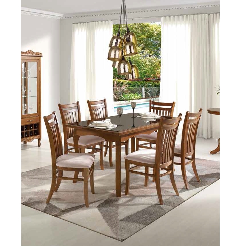 Mesa Paris C/ 6 Cadeiras | RC71 / RC72 | Tá Barato!! Consulte | Rosil 