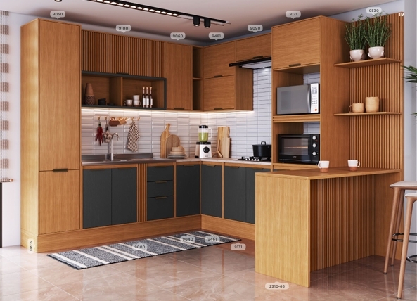 Cozinha Modulada | Linha Mel | MAC 0726