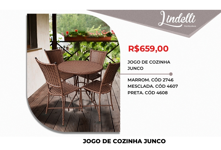 Jogo de Cozinha Junco | Lindelli | Venda: +50% 0525