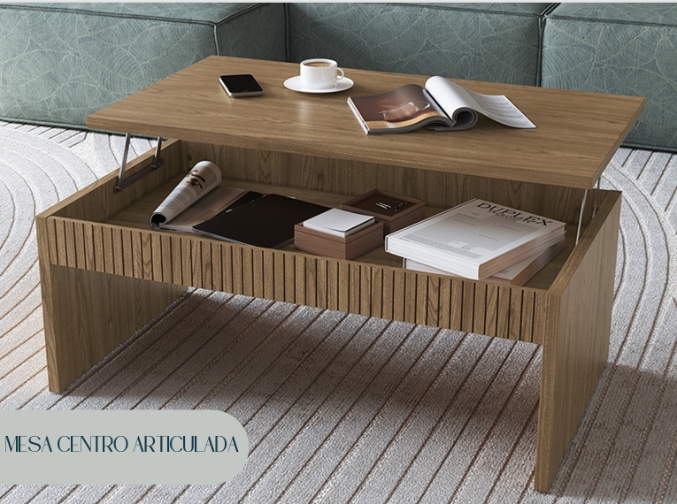 Mesa de Centro Articulada | Metta Mobili 0626