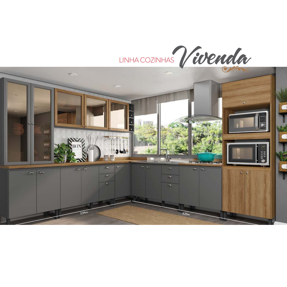 PREÇO + BARATO DO BRASIL | Cozinha Modulada Sob Medida Vivenda |THB