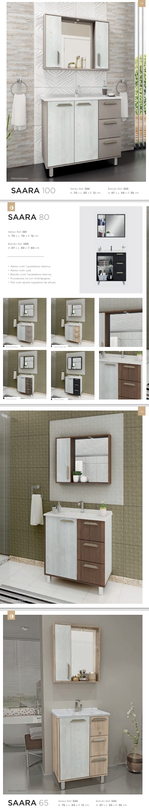 Conjunto de Banheiro | Saara | Balcony 0625
