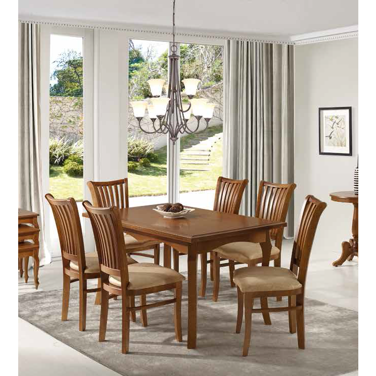 Mesa Paris C/ 6 Cadeiras Roma | RC70 / RC73 | Tá Barato!! Consulte | Rosil