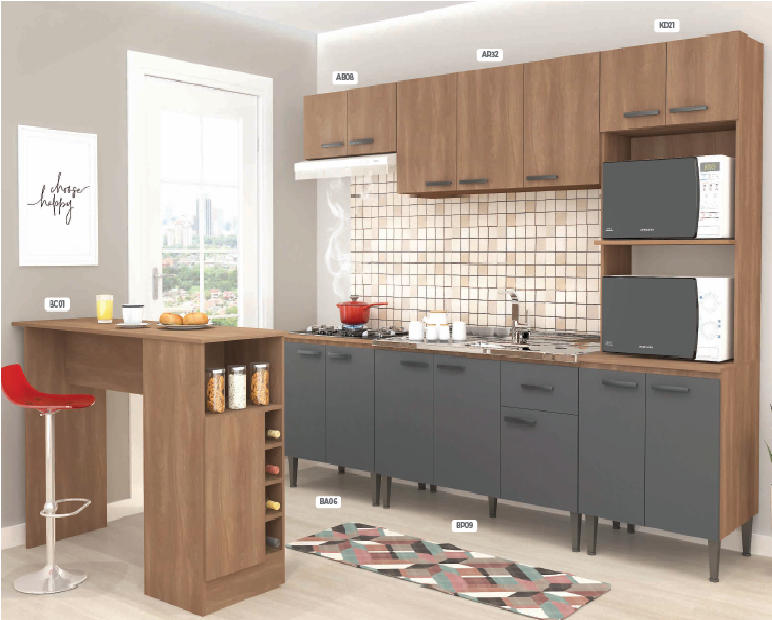 B219 | Cozinha Modulada Max 06 | Fellicci