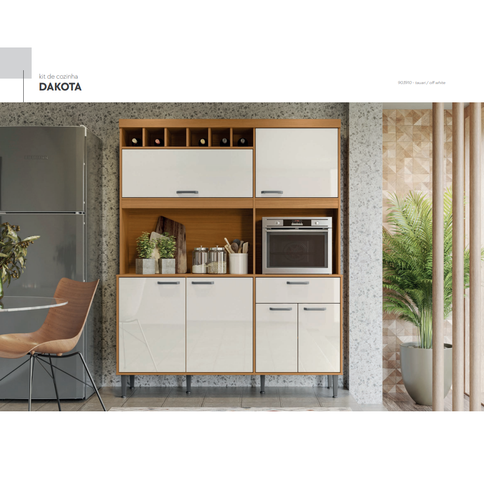 PREÇO + BARATO DO BRASIL | Kit Cozinha Dakota | L 1.60 | Lukalian