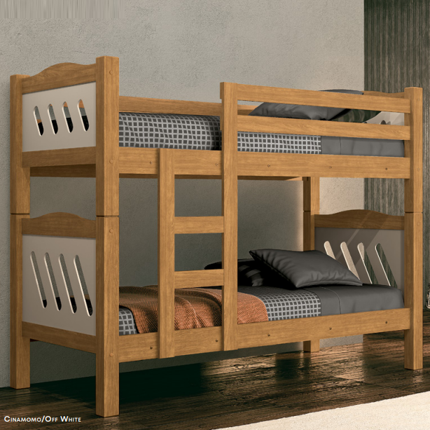 PREÇO + BARATO DO BRASIL | Beliche Pérola | 100% MDF | L 0.99 | Fenix 