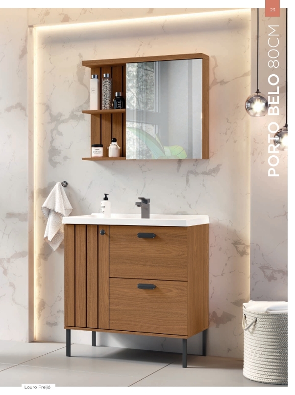 Conjunto Banheiro Porto Belo 80CM | Balcony 0926