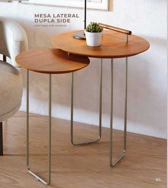 Mesa de Apoio Dupla Side | Imcal 0526