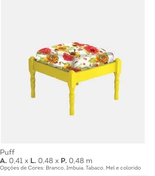 Puff Floral | Scholl 0625