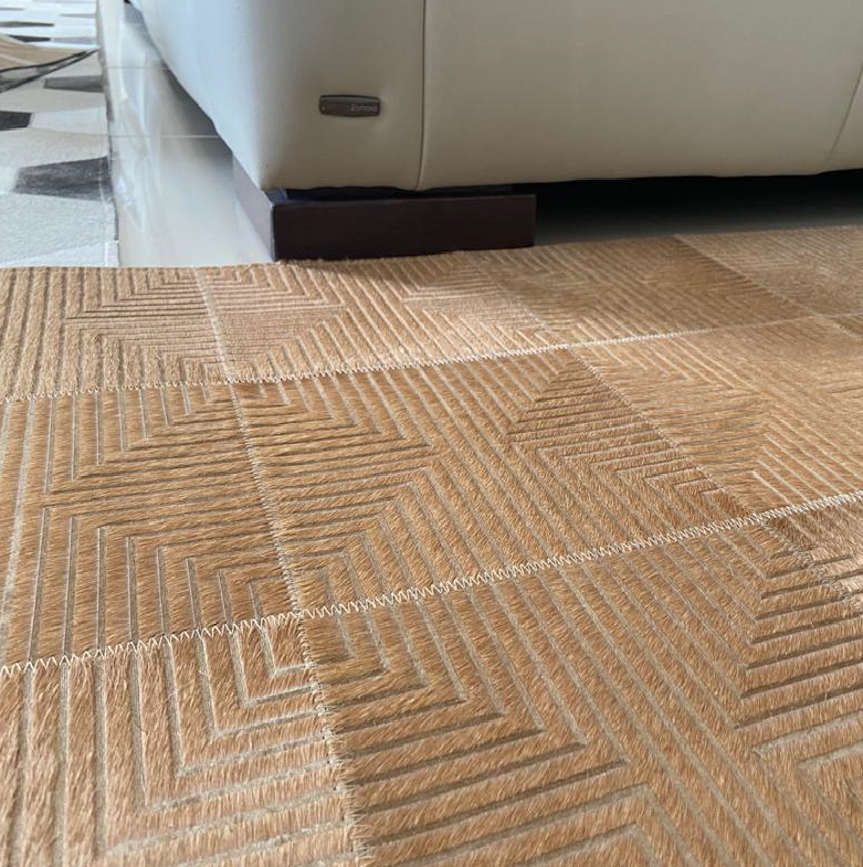 Tapete em Couro Legitimo Sob Medida Laser Turvo | Raro Requinte | Tá Barato!! Tá Bonito!! Consulte