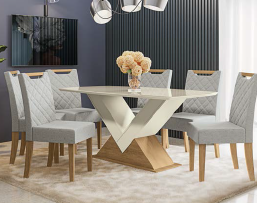 Conjunto Amora | CSJ1052FR-A040 | Kappesberg Sala de Jantar
