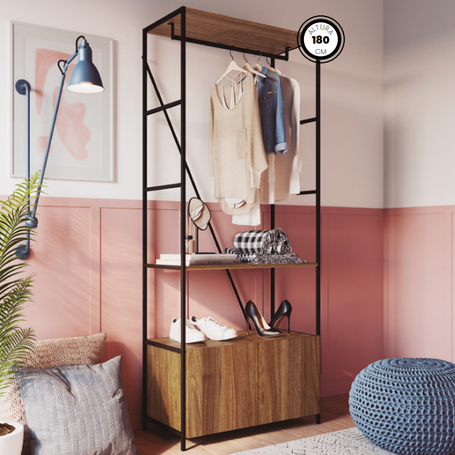 Closet | SW018 | L 0.74 | Placa e Ponto 