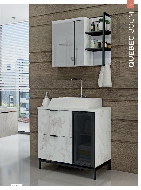 Conjunto Banheiro Quebec 80CM | Balcony 0926