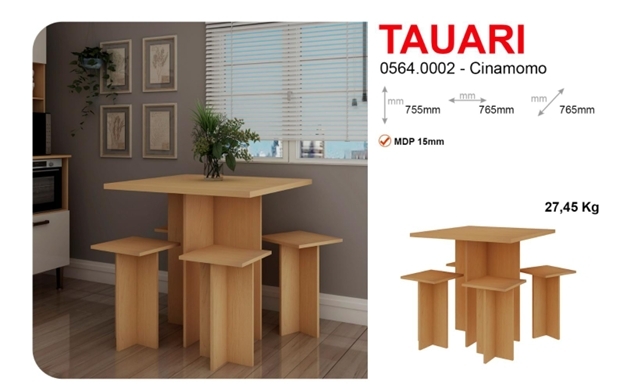 Mesa + Mochos Tauari | Genialflex 0826