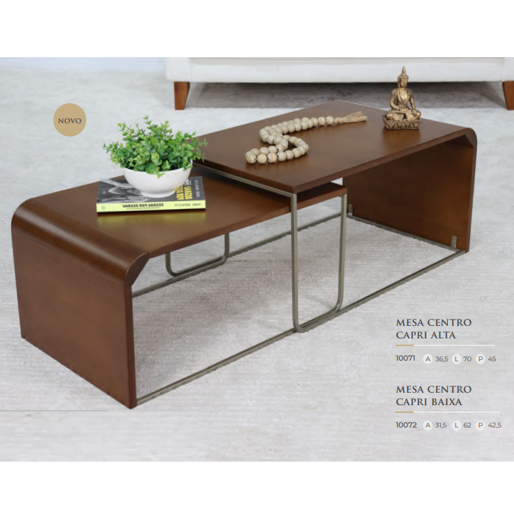 PREÇO + BARATO DO BRASIL | Mesa de Centro Capri | Nacional