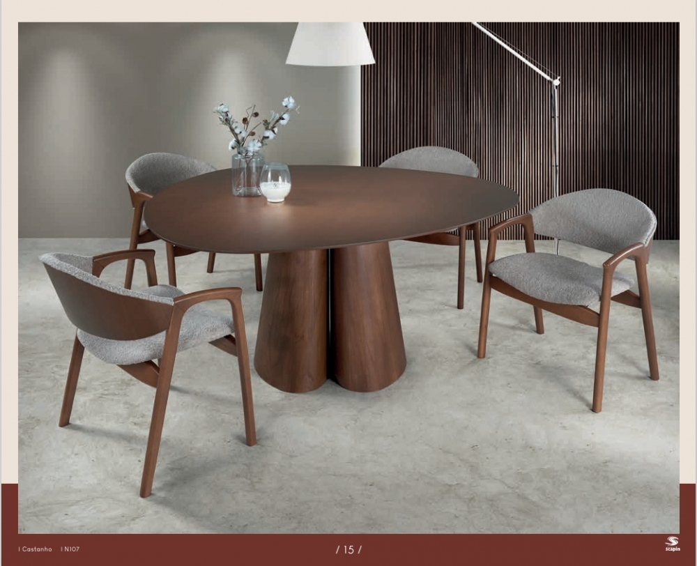Mesa Imperial + Cadeira Eva c/Braço | Refinatto 0925